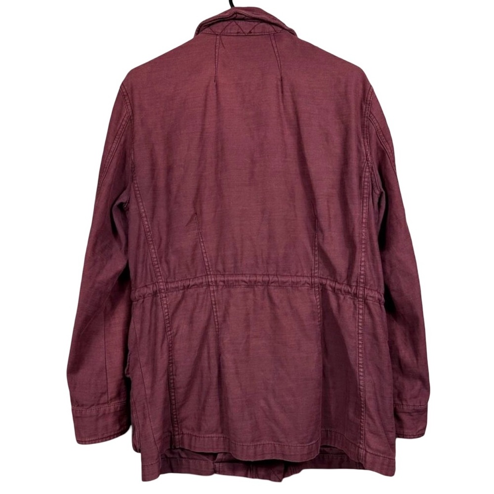 FREE PEOPLE Not Your Brothers Surplus Jacket Size Medium
Vintage Wash Burgundy - Picture 9 of 11